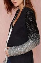 Black Sequin Blazer