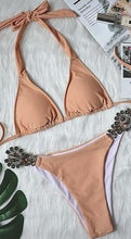 The Brazilians -  Jeweled Rhinestone Brazilian Cut Bikini Sets
