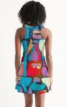 Geometric Racerback Multicolor Mini Dress