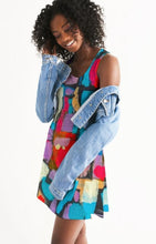 Geometric Racerback Multicolor Mini Dress