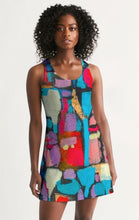 Geometric Racerback Multicolor Mini Dress