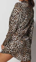 Open Collar Shirt Bandage Ruched Dress