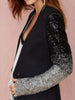 Black Sequin Blazer