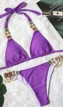 The Brazilians -  Jeweled Rhinestone Brazilian Cut Bikini Sets