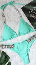 The Brazilians -  Jeweled Rhinestone Brazilian Cut Bikini Sets