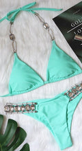 The Brazilians -  Jeweled Rhinestone Brazilian Cut Bikini Sets