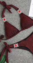 The Brazilians -  Jeweled Rhinestone Brazilian Cut Bikini Sets