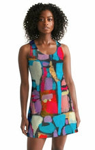 Geometric Racerback Multicolor Mini Dress