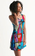 Geometric Racerback Multicolor Mini Dress